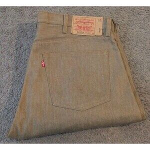 Levi's 501xx Original Shrink to Fit Straight Rigid Brown Jeans Men's 40x32
